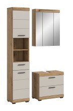 Badezimmer-Set >Scout< in Evoak Oak / Kaschmir -...