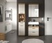 Badezimmer-Set >Scout< in Evoak Oak / Kaschmir - 112x191x34cm (BxHxT)