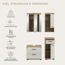 Badezimmer-Set >Scout< in Evoak Oak / Kaschmir - 112x191x34cm (BxHxT)