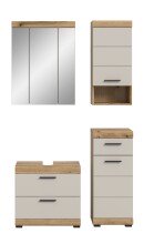 Badezimmer-Set >Scout< in Evoak Oak / Kaschmir - 112x191x34cm (BxHxT)