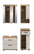 Badezimmer-Set >Scout< in Evoak Oak / Kaschmir - 112x191x34cm (BxHxT)