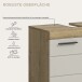 Badezimmer-Set >Scout< in Evoak Oak / Kaschmir - 112x191x34cm (BxHxT)