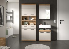 Badezimmer-Set >Scout< in Evoak Oak / Kaschmir -...