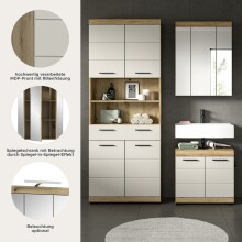 Badezimmer-Set >Scout< in Evoak Oak / Kaschmir - 149x191x34cm (BxHxT)