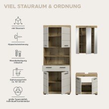 Badezimmer-Set >Scout< in Evoak Oak / Kaschmir - 149x191x34cm (BxHxT)