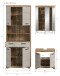 Badezimmer-Set >Scout< in Evoak Oak / Kaschmir - 149x191x34cm (BxHxT)