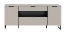 Sideboard >Noida< in kaschmir - 80x185x41cm (BxHxT)