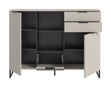 Highboard >Noida< in kaschmir - 112x150x37cm (BxHxT)
