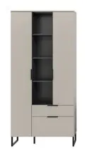 Stauraumschrank >Noida< in kaschmir - 192x90x37cm...