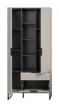 Stauraumschrank >Noida< in kaschmir - 192x90x37cm (BxHxT)
