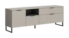 Lowboard >Noida< in kaschmir - 64x185x41cm (BxHxT)