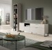 Wohnwand >Noida< in kaschmir - 245x192x41cm (BxHxT)