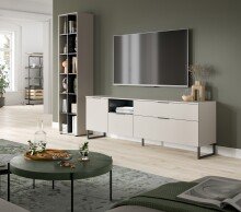 Wohnzimmer-Set >Noida< in kaschmir - 245x192x41cm...