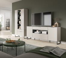 Wohnzimmer-Set >Noida< in kaschmir - 290x192x41cm...