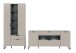 Wohnzimmer-Set >Noida< in kaschmir - 290x192x41cm (BxHxT)