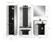 Garderoben-Set >Canu< in Basalt Grau / Weiß - 255x190x37cm (BxHxT)