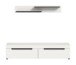 Lowboard >Canu< in Basalt Grau / Weiß - 170x38x33cm (BxHxT)