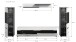 Wohnzimmer-Set >Canu< in Basalt Grau / Weiß - 272x141x33cm (BxHxT)