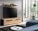 TV-Board >Canu< in Basalt Grau / Artisan - 170x38x33cm (BxHxT)