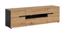 Lowboard >Canu< in Basalt Grau / Artisan -...