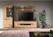 Wohnzimmer-Set >Canu< in Basalt Grau / Artisan - 280x190x44cm (BxHxT)