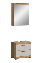 Badezimmer-Set >Scout< in Evoak Oak / Kaschmir -...