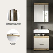 Badezimmer-Set >Scout< in Evoak Oak / Kaschmir - 60x191x34cm (BxHxT)