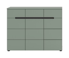 Schuhkommode >Canu< in Basalt Grau / Smoke Green -...