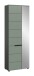 Garderobenschrank >Canu< in Basalt Grau / Smoke Green - 190x65x37cm (BxHxT)