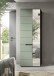 Garderobenschrank >Canu< in Basalt Grau / Smoke Green - 190x65x37cm (BxHxT)