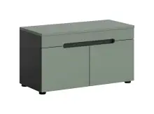 Sitzbank >Canu< in Basalt Grau / Smoke Green -...
