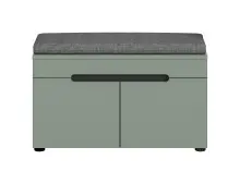 Sitzbank >Canu< in Basalt Grau / Smoke Green -...