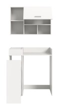 Waschmaschinenumbauschrank >Free< in Weiß - 95x195x60cm (BxHxT)