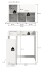 Waschmaschinenumbauschrank >Free< in Weiß - 95x195x60cm (BxHxT)