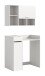 Waschmaschinenumbauschrank >Free< in Weiß - 95x195x60cm (BxHxT)
