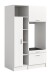 Waschmaschinenumbauschrank >Free< in Weiß - 116x195x68cm (BxHxT)