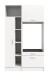 Waschmaschinenumbauschrank >Free< in Weiß - 116x195x68cm (BxHxT)