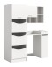 Waschmaschinenumbauschrank >Free< in Weiß - 126x195x68cm (BxHxT)