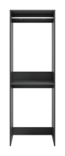 Waschmaschinenumbauschrank >Free< in Anthrazit - 66x195x66cm (BxHxT)