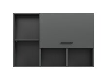 Hängeschrank >Free< in Anthrazit - 95x64x34cm (BxHxT)