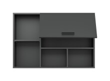 Hängeschrank >Free< in Anthrazit - 95x64x34cm (BxHxT)