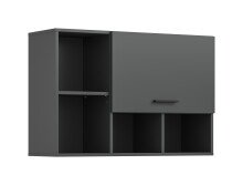 Hängeschrank >Free< in Anthrazit - 95x64x34cm...
