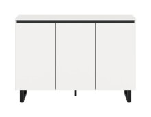 Sideboard >Tomasa< in Weiß - 120x84x36cm (BxHxT)