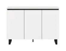 Sideboard >Tomasa< in Weiß - 120x84x36cm (BxHxT)