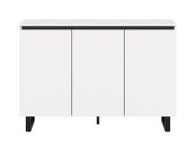 Sideboard >Tomasa< in Weiß - 120x84x36cm (BxHxT)