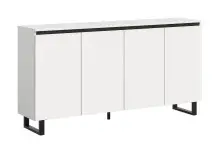 Sideboard >Tomasa< in Weiß - 160x84x36cm (BxHxT)