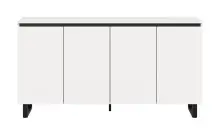 Sideboard >Tomasa< in Weiß - 160x84x36cm (BxHxT)