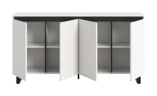 Sideboard >Tomasa< in Weiß - 160x84x36cm (BxHxT)