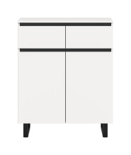 Kommode >Tomasa< in Weiß - 80x99x36cm (BxHxT)