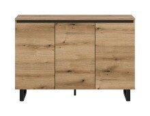 Sideboard >Tomasa< in Evoke Oak - 120x84x36cm (BxHxT)